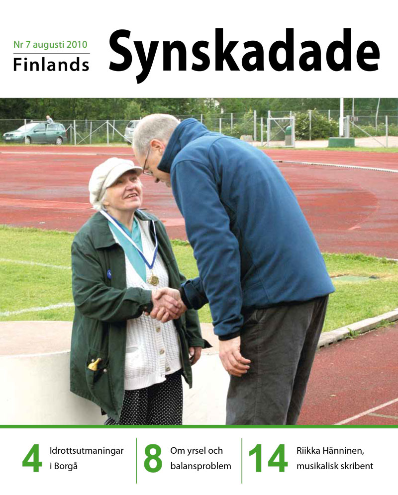 Finlands Synskadade nummer 7, 2010