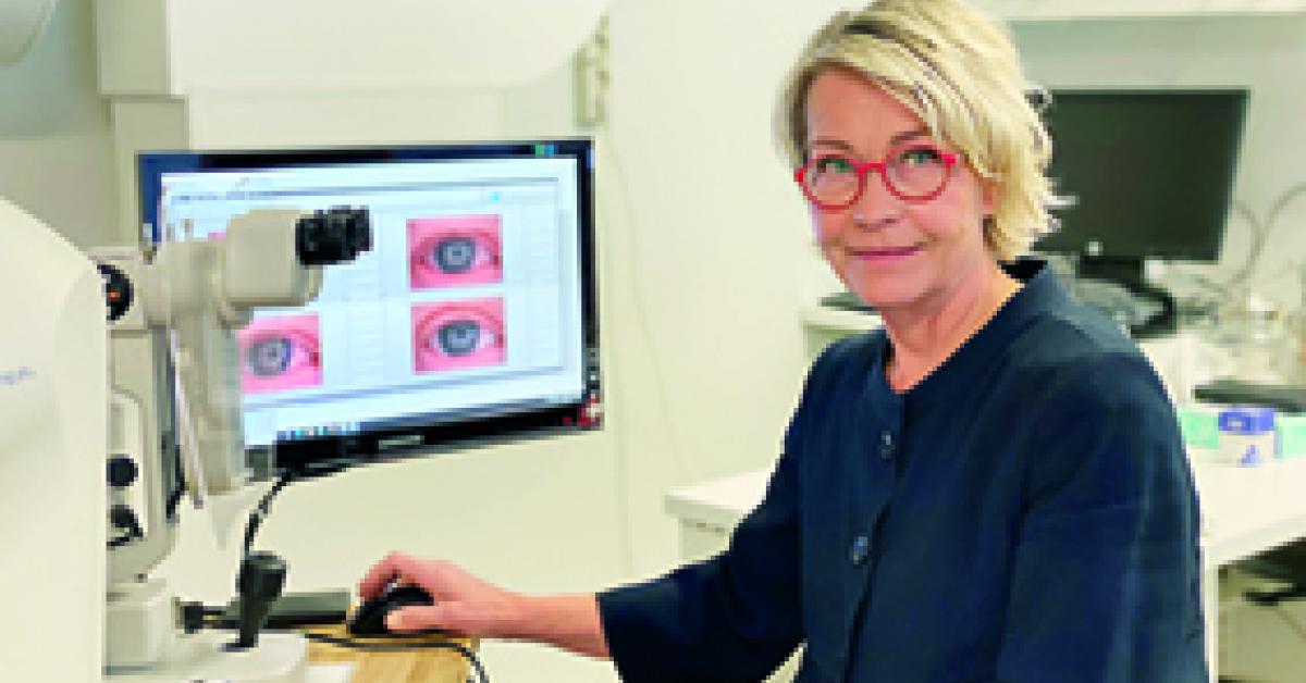 Optikern Aija Hirsimäki är expert på torra ögon.